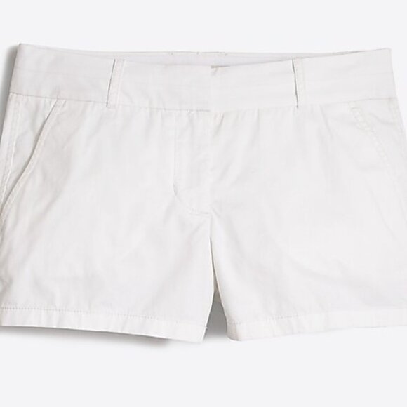 J. Crew - 3" Chino Shorts 36234 | Optic White | Size 4 - Picture 6 of 7